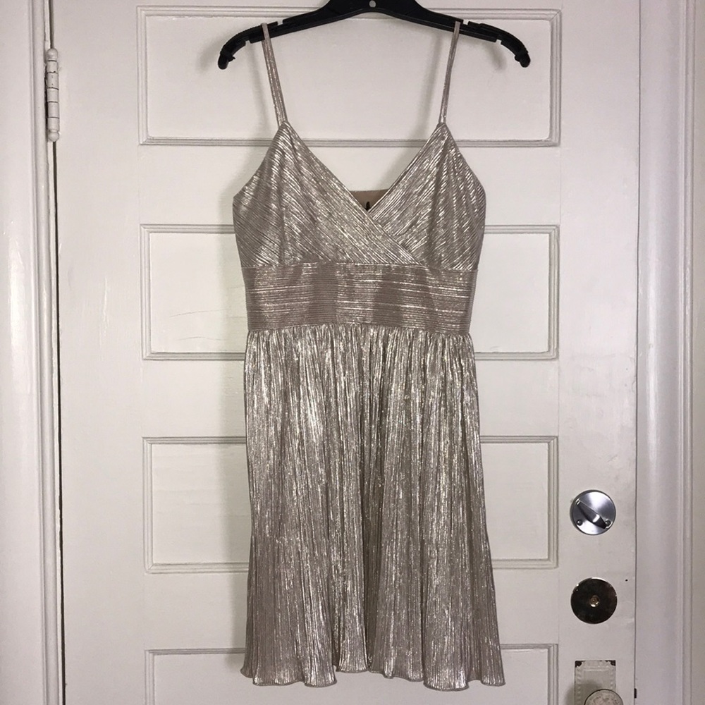 Armani Exchange Metallic Dress